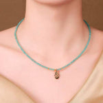 Minty Hamsa Guardian Necklace SUMERRO