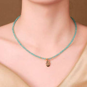 Minty Hamsa Guardian Necklace SUMERRO